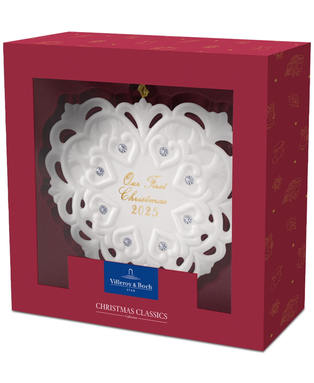 Villeroy & Boch 2025 Heart Ornament In White