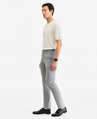 Men's Modern-Fit Dark Gray Suit Separates Pant 