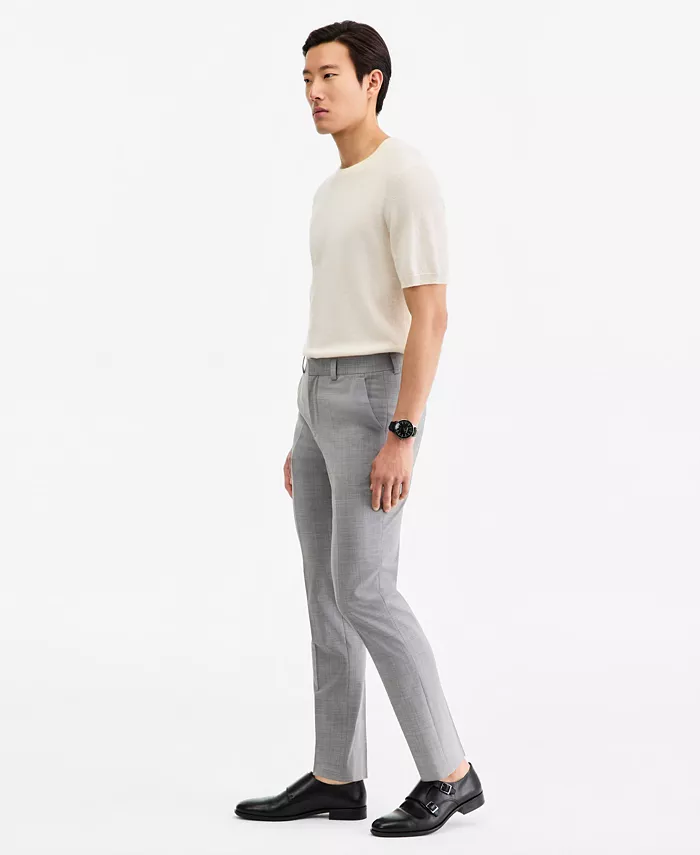 Men's Modern-Fit Dark Gray Suit Separates Pant - thumbnail 2