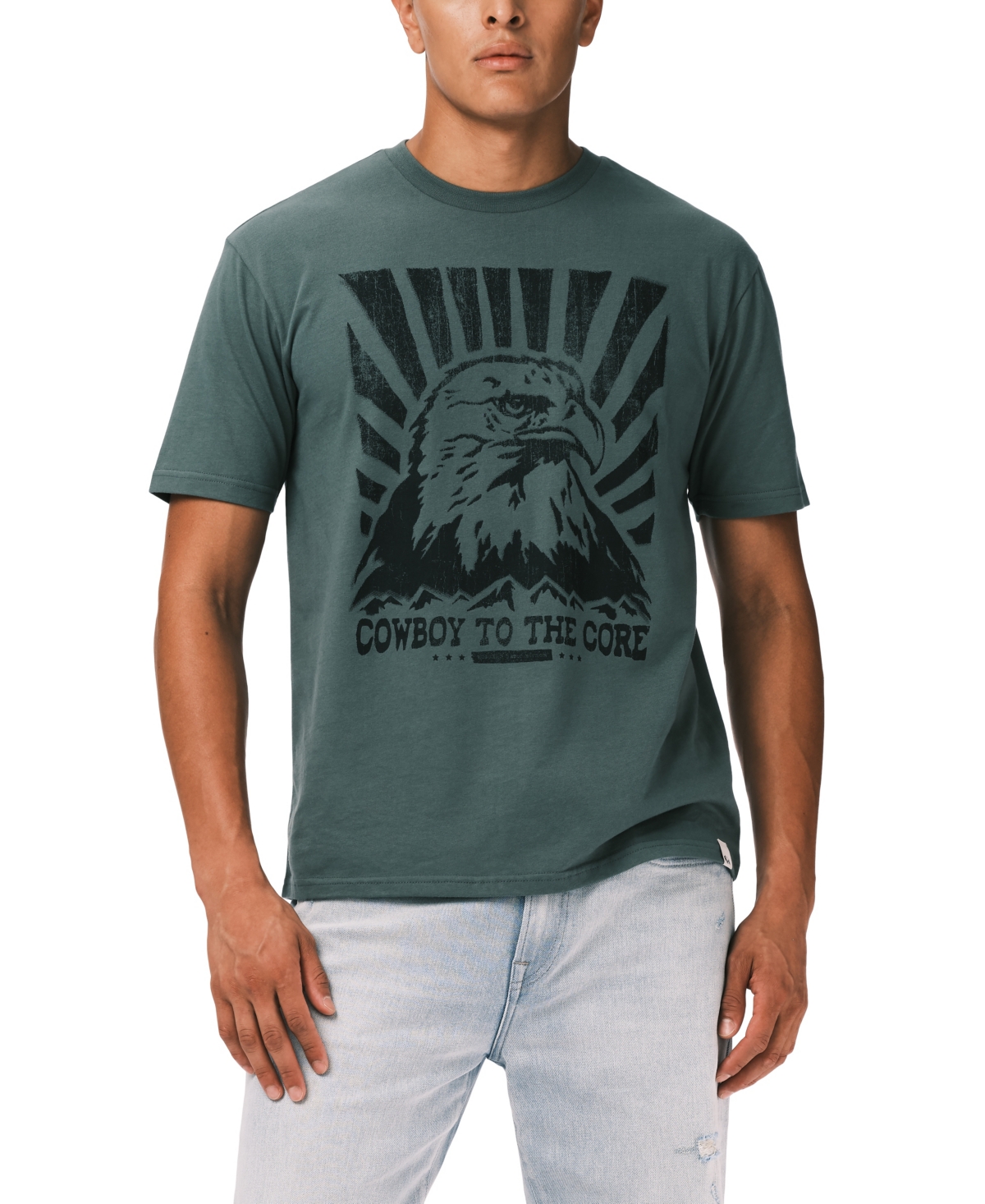 Buffalo David Bitton Men's Trelan Regular Fit T-shirt In Green