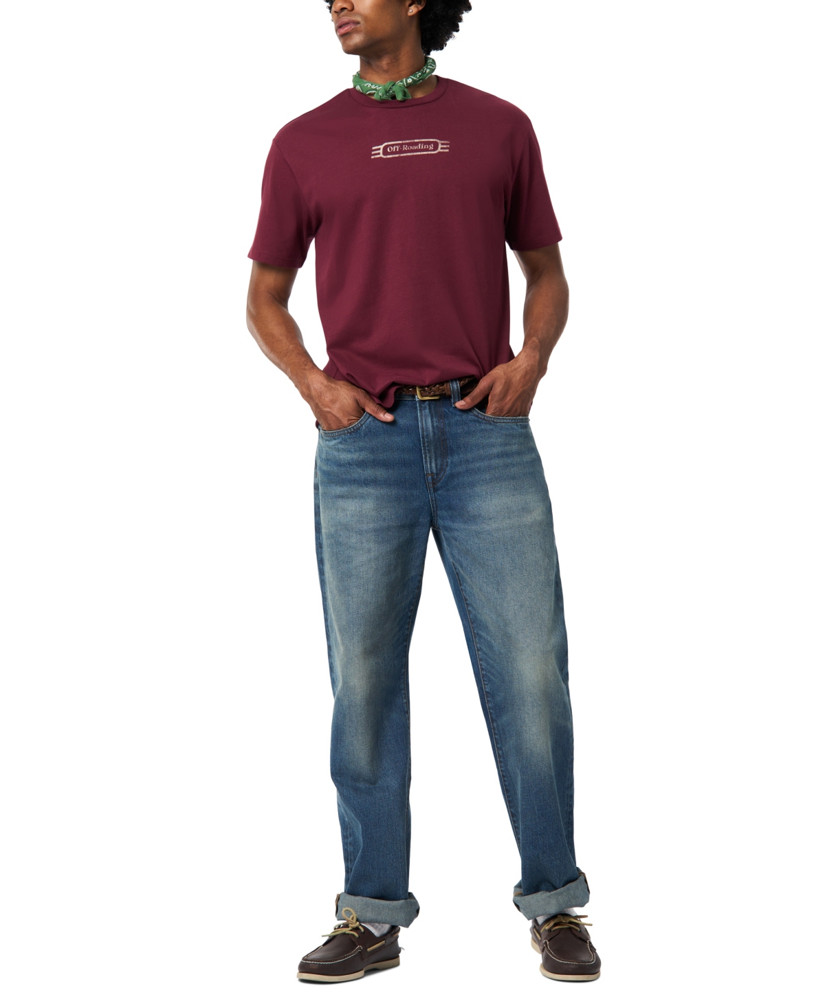 Buffalo David Bitton Men's Tymon Regular Fit Crew Neck T-shirt In Multi