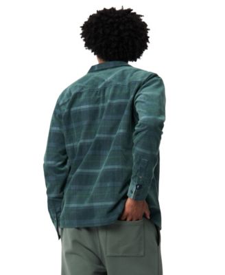 Men's Sinclair Plaid Baby Cord Shirt