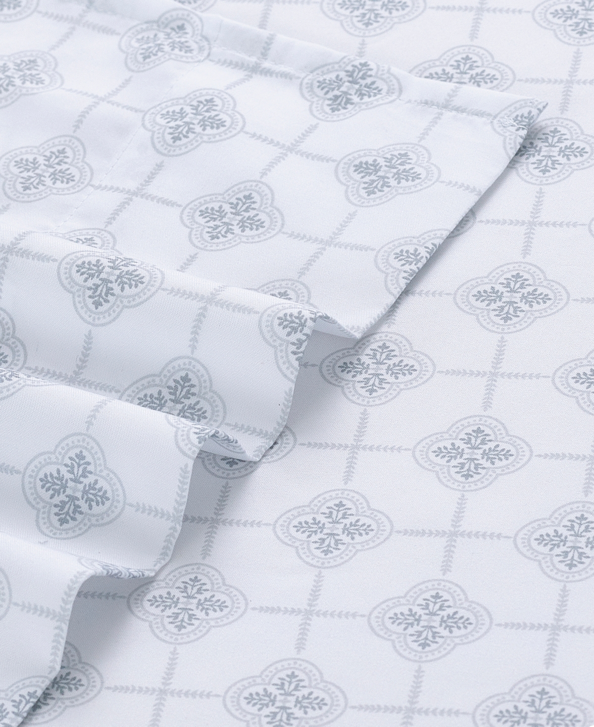Sunham Microfiber Easy Care Printed 4-pc. Sheet Set, Queen