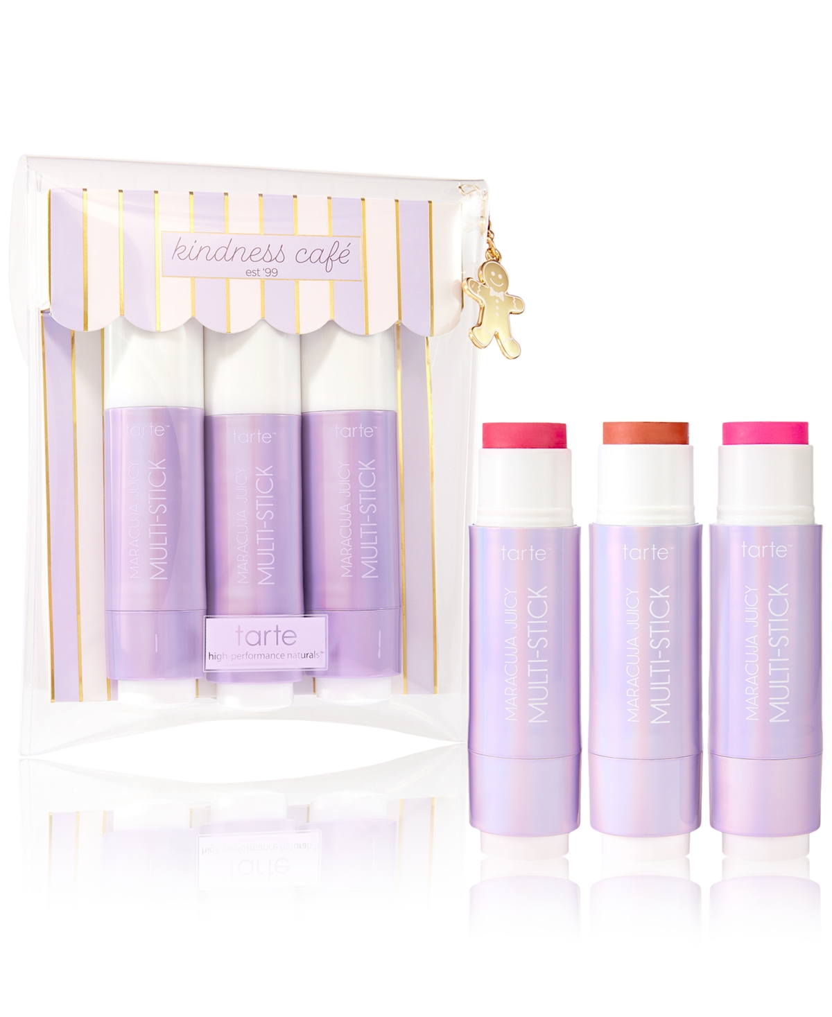Tarte 3-pc. Cheek Souffle Maracuja Juicy Multi-stick Set In Transparent