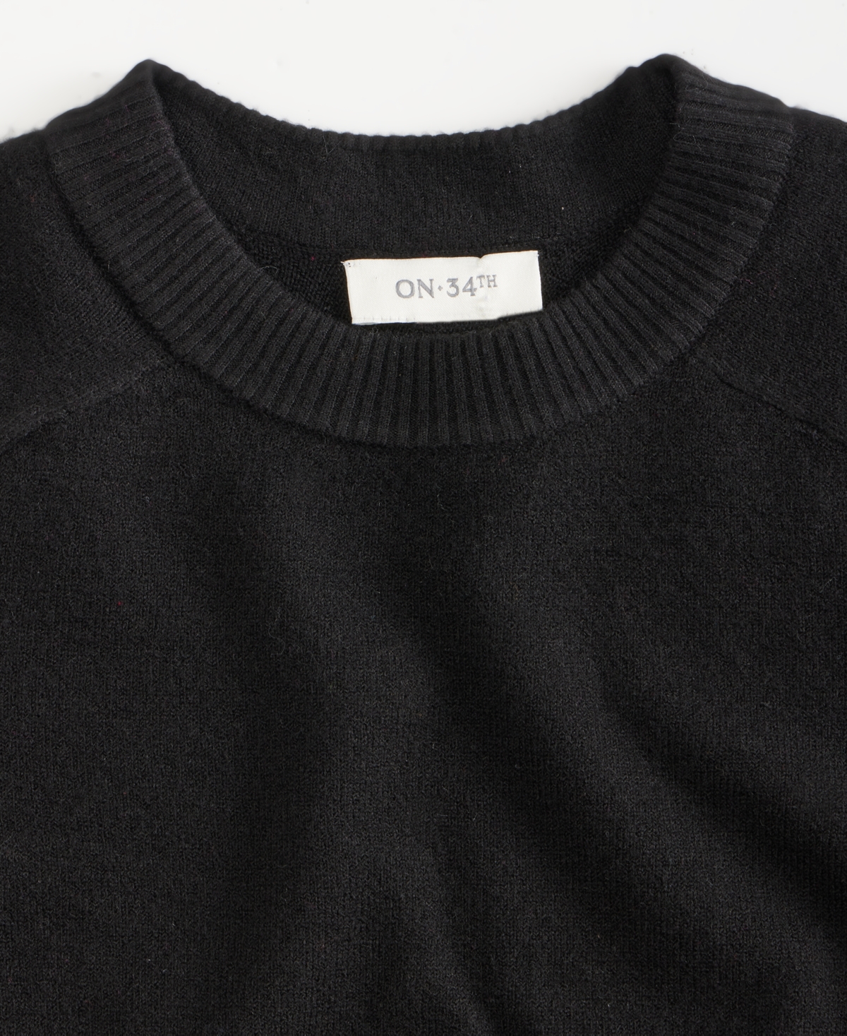 On 34th Women's Saddle Short Sleeve Sweater, Macy's Exclusive In Black