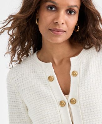 Petite Textured Cardigan, Macy's Exclusive