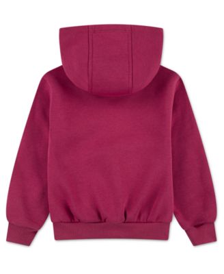 Toddler and Little Girls Club Fleece Pull On Hoodie