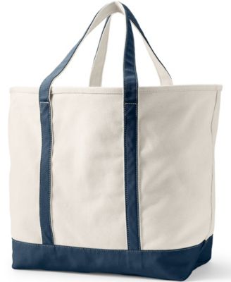 Extra Large 5 Pocket Open Top Canvas Tote Bag