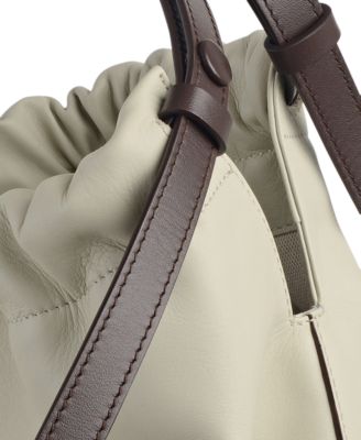 The Portobello Large Leather Drawstring Shoulder Bag
