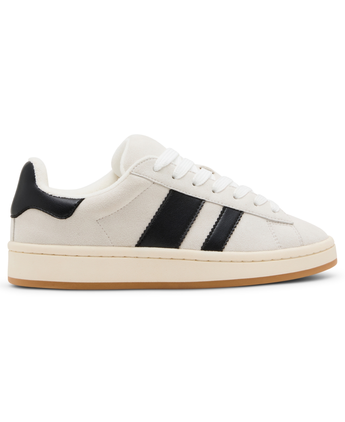 Madden Girl Nollie Lace-up Skate Sneakers In White