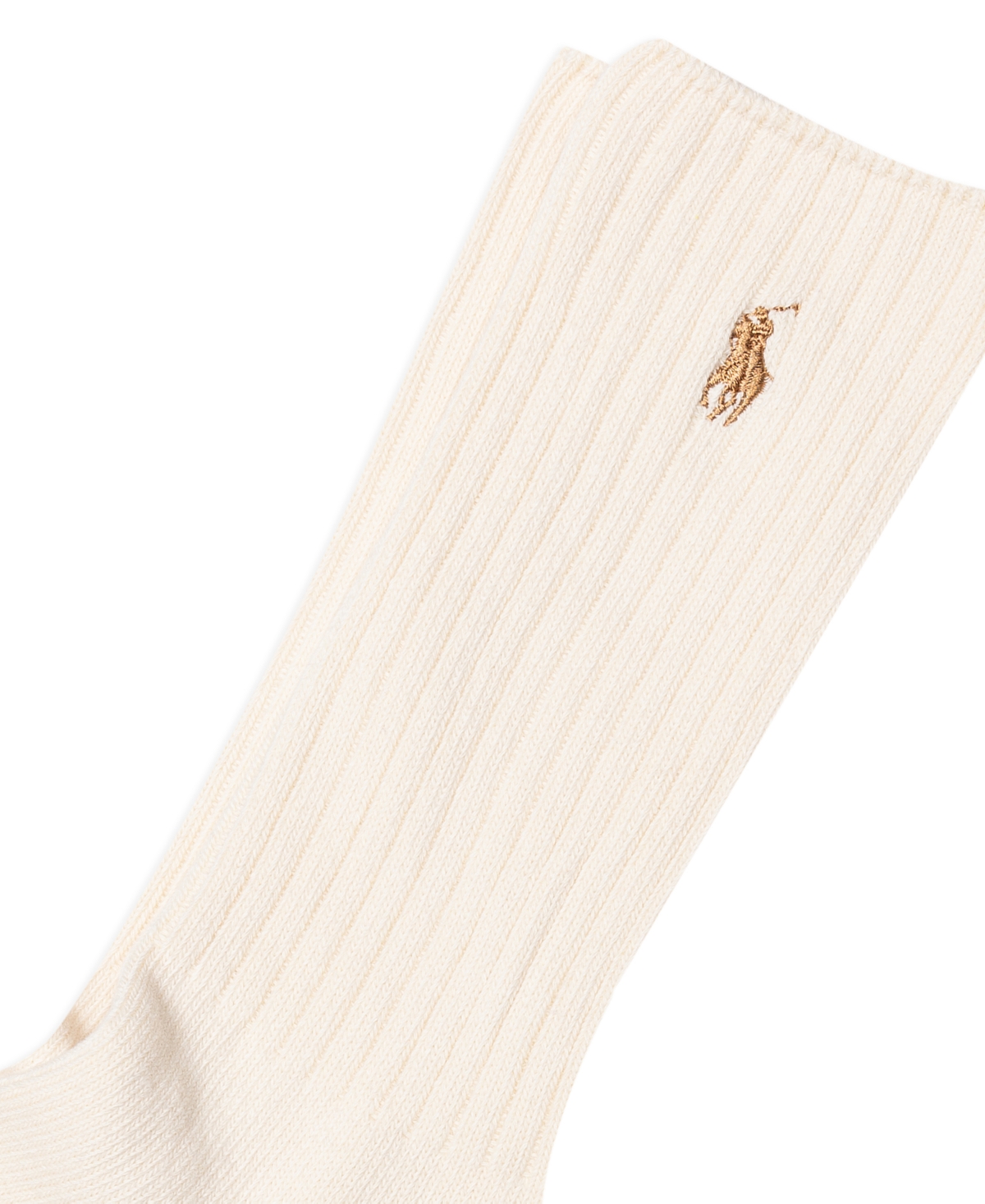 Polo Ralph Lauren Men's Single Classic Crew Socks In White