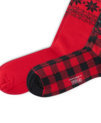 Men's 2-Pack Holiday Dog Socks