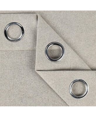 Nyan 100% Blackout Machine Washable Curtains, Set of 2 Panels, 52 X 63