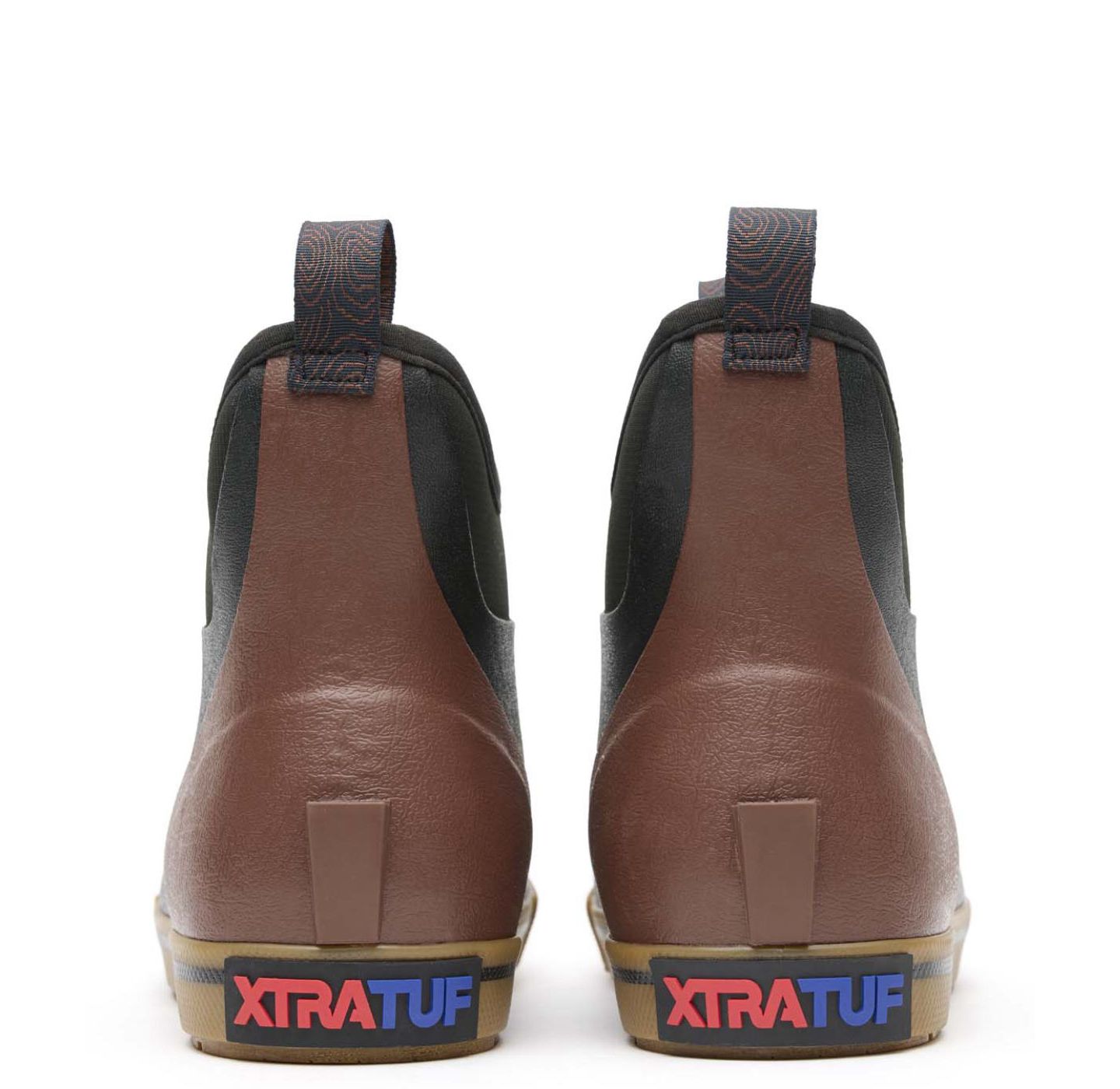Мужские ботинки XTRATUF Camp Fleece Lined Ankle Deck Boot, цвет: Чёрный — фото 3