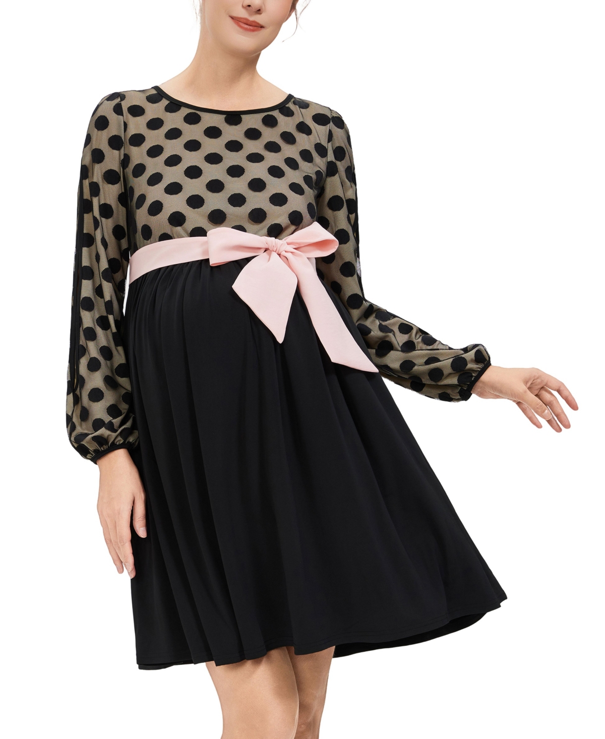 kimi + kai Maternity Alora Skater Dress