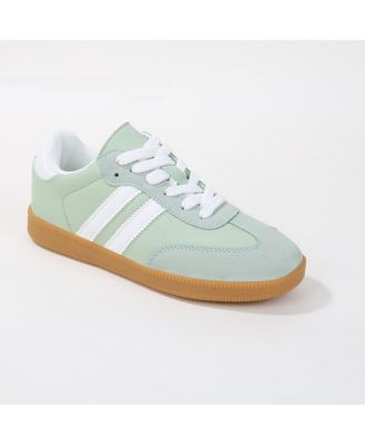 Lisa Retro Stripe Gum Sole Sneakers