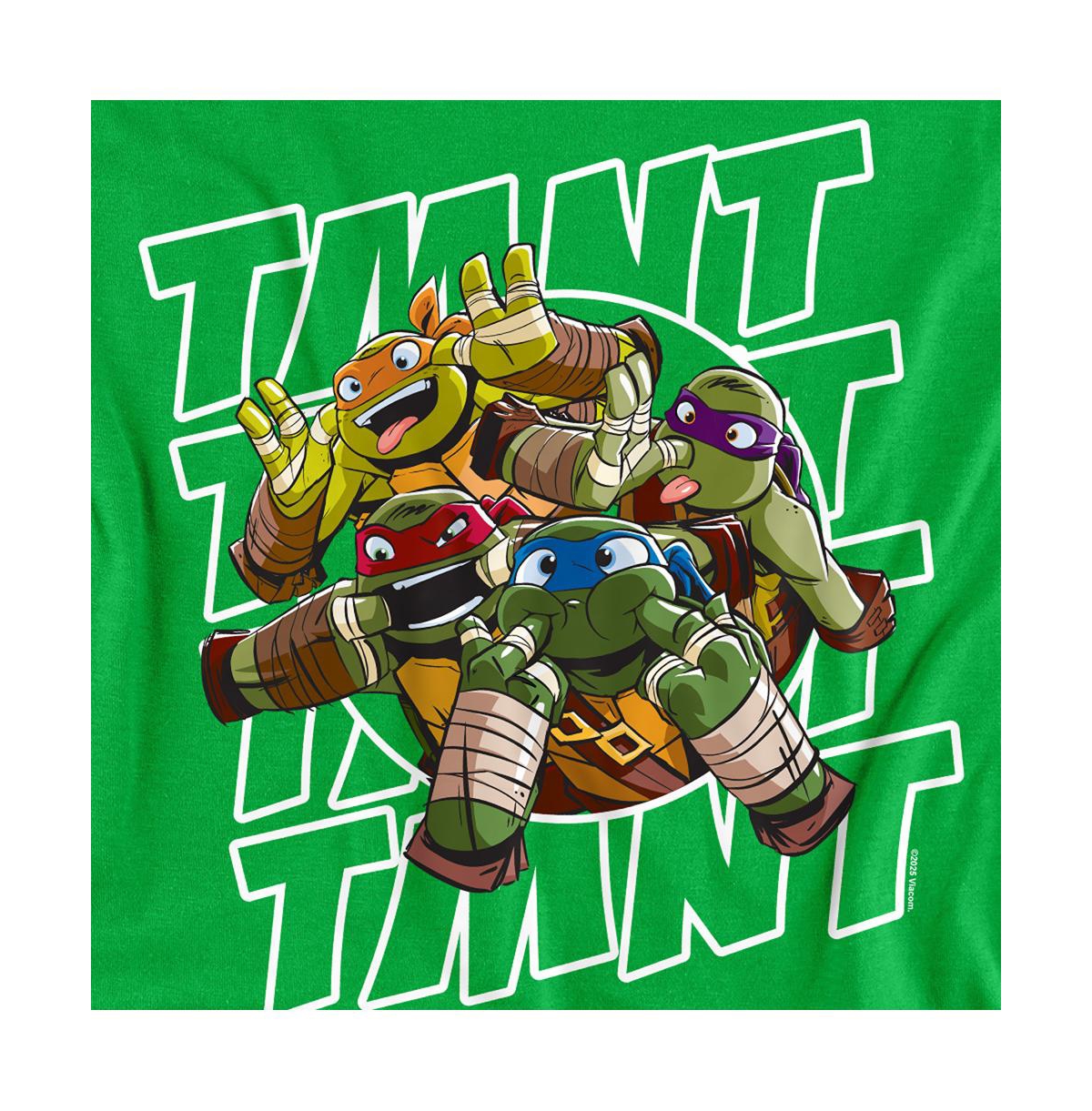 Logovision Men's Teenage Mutant Ninja Turtles Group Making Faces T-Shirt