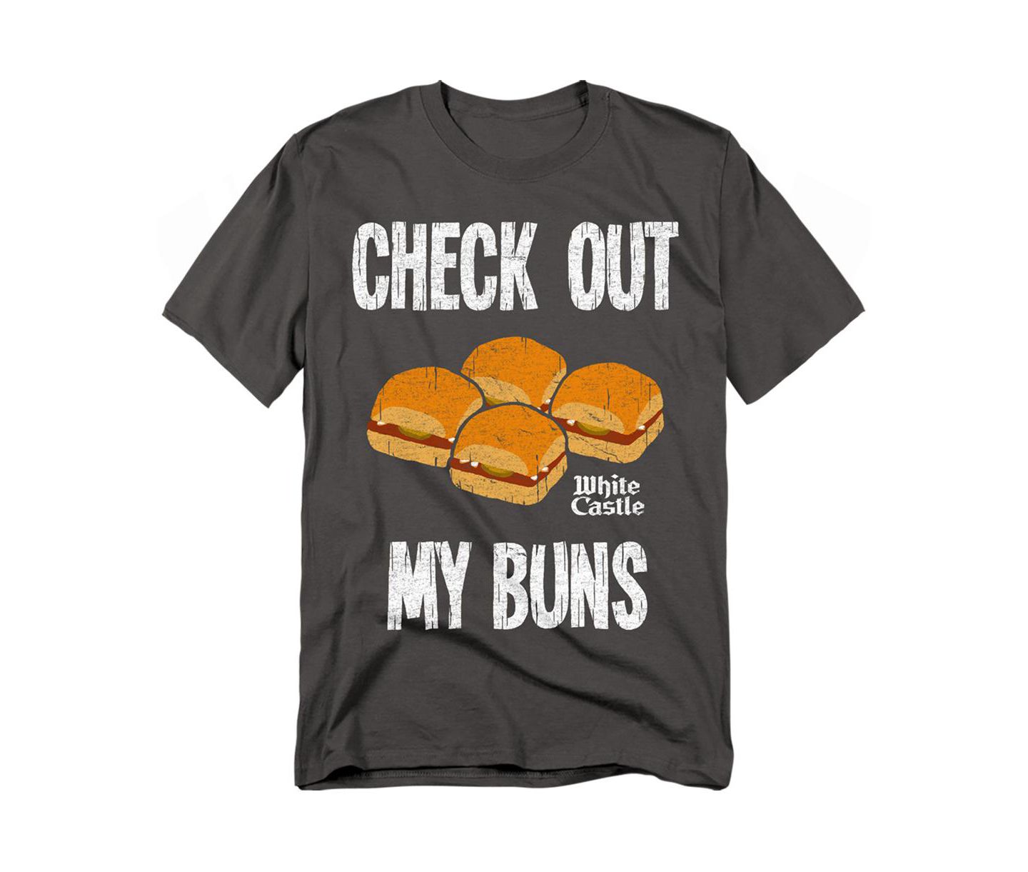 Мужская футболка White Castle Big & Tall My Buns, цвет: Угольный — фото 1