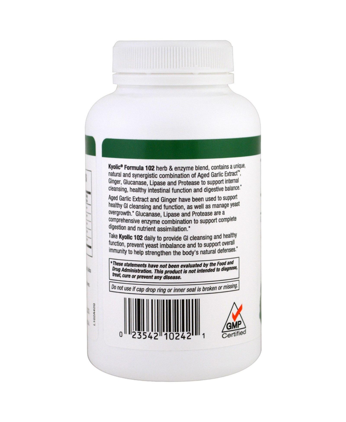 Kyolic Aged Garlic Extract Cleanse & Digestion Formula 102