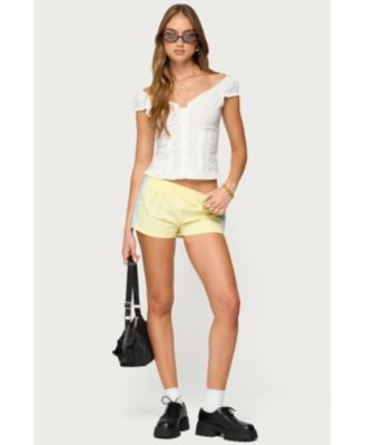 Women's Arlow Ruffle Button Up Top