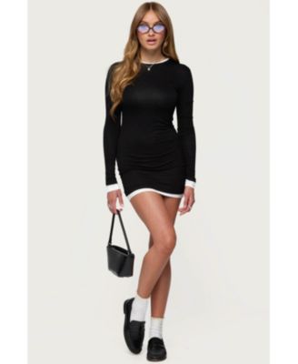 Women's Norah Contrast Layered Mini Dress
