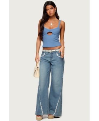 Women's Karin Cut Out Ribbed Tank Top