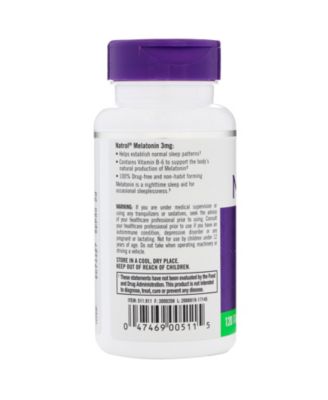 Melatonin  3 mg  -  120 Tablets