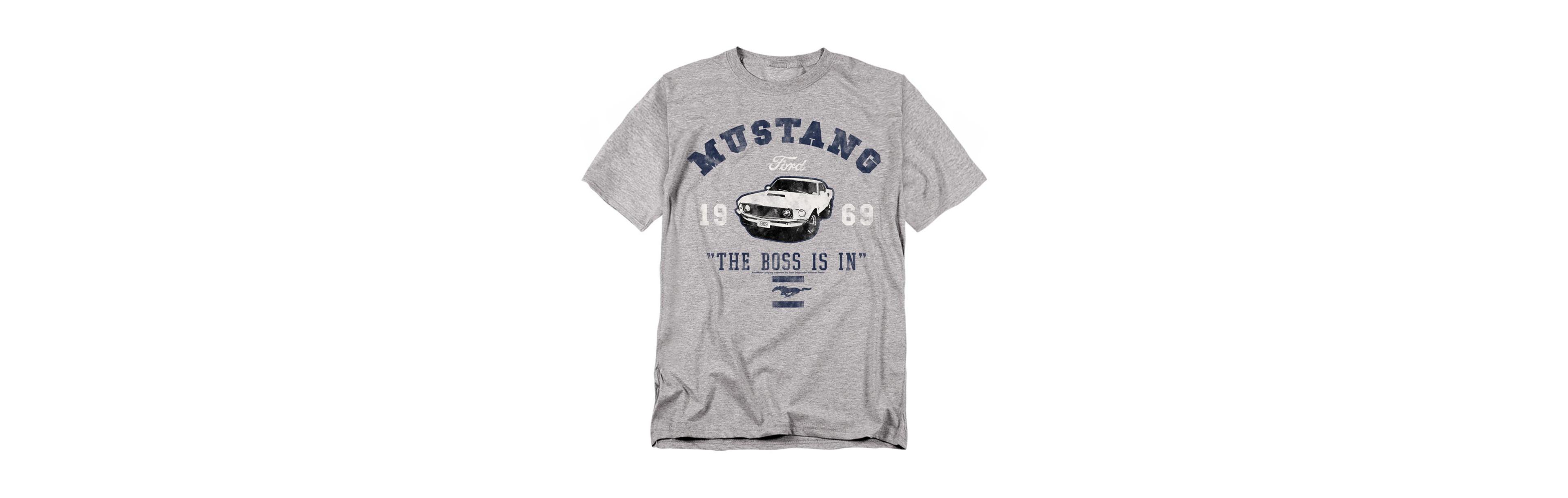Logovision Men's Mustang The Boss Is T-Shirt