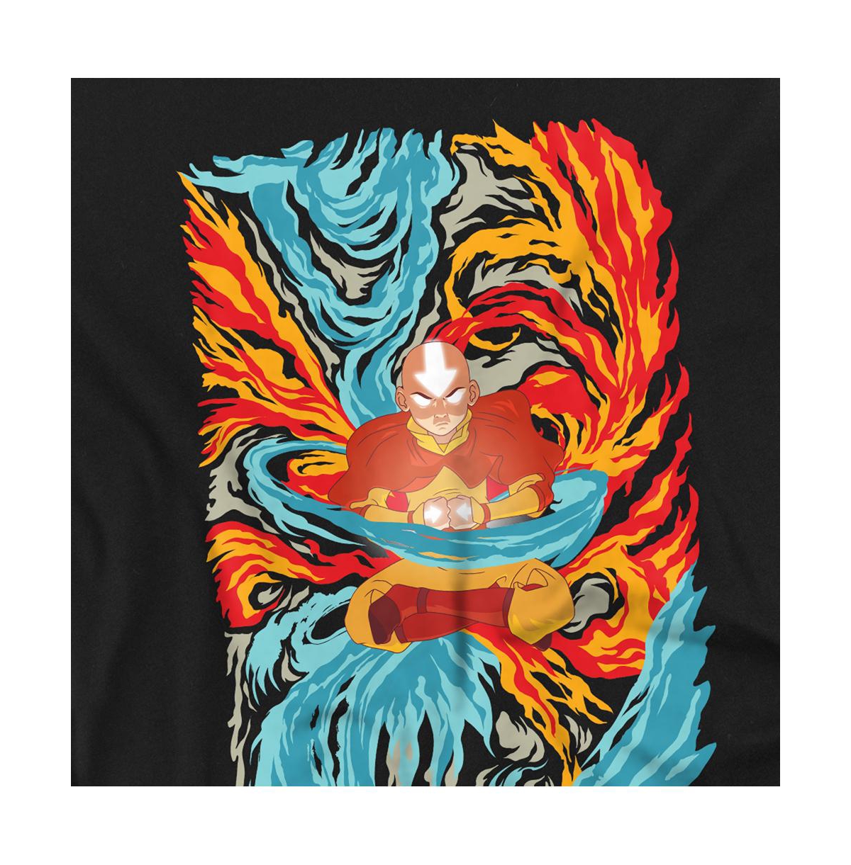 Logovision Men's Avatar The Last Airbender Master Of Elements T-Shirt