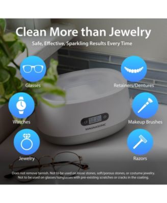 Ultrasonic Jewelry Cleaner Machine, 20oz Tank for Rings, Necklaces, Glasses, Watches, & Dentures