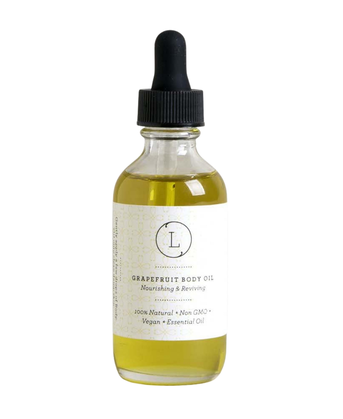 Moisturizing Grapefruit Body Oil, 2oz - Clear