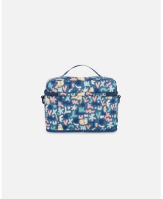 Girl Lunch Box Green Cat Print - Toddler|Child