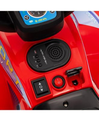 Kids ATV Quad, 6V Ride On Toy with Rechargeable Battery,