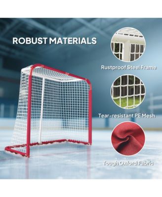 Soccer Goal, Practice Soccer Goal Net with Steel Frame, PE Mesh