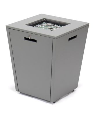 Grey Aluminum Outdoor Patio Chaise Lounge Chair