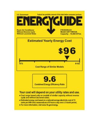 10,000 BTU Through-The-Wall Cooling/Heating Smart Air Conditioner