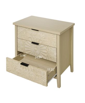 Storage Cabinet with 3 Drawer