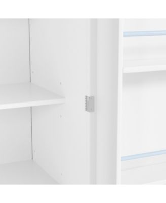 77" Freestanding Tall Kitchen Pantry Cabinet with Drawers and Adjustable Door Shelves