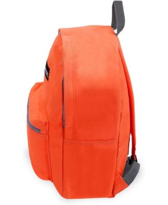 Basic Backpack, Tangerine, One Size