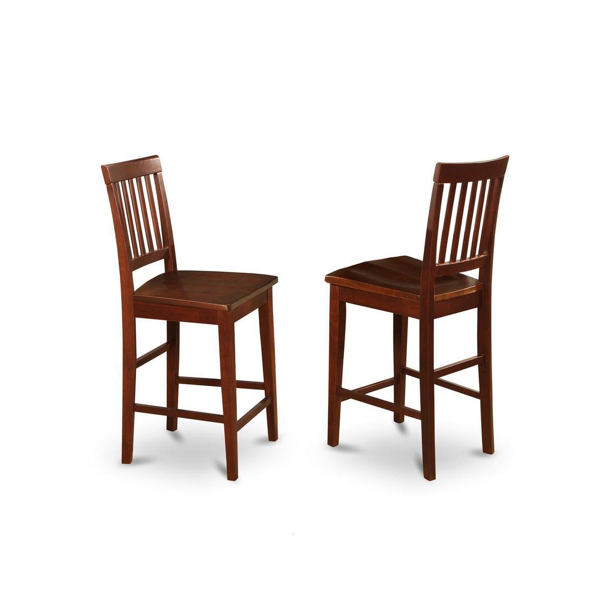 East West Furniture 5 Pc pub Table set-counter height Table and 4 Kitchen Chairs.