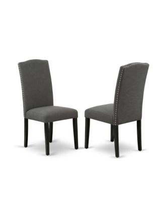 6 Pc. Cement Top Wood Wire-Brushed Black Dining Table Set with Bench and Chairs