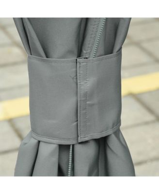 9.84' x 11.8' Gazebo Sidewall Set with Hooks/C-Rings,