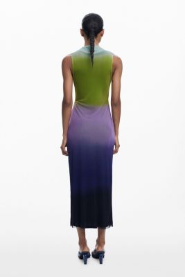 Women's Gradient tulle midi dress