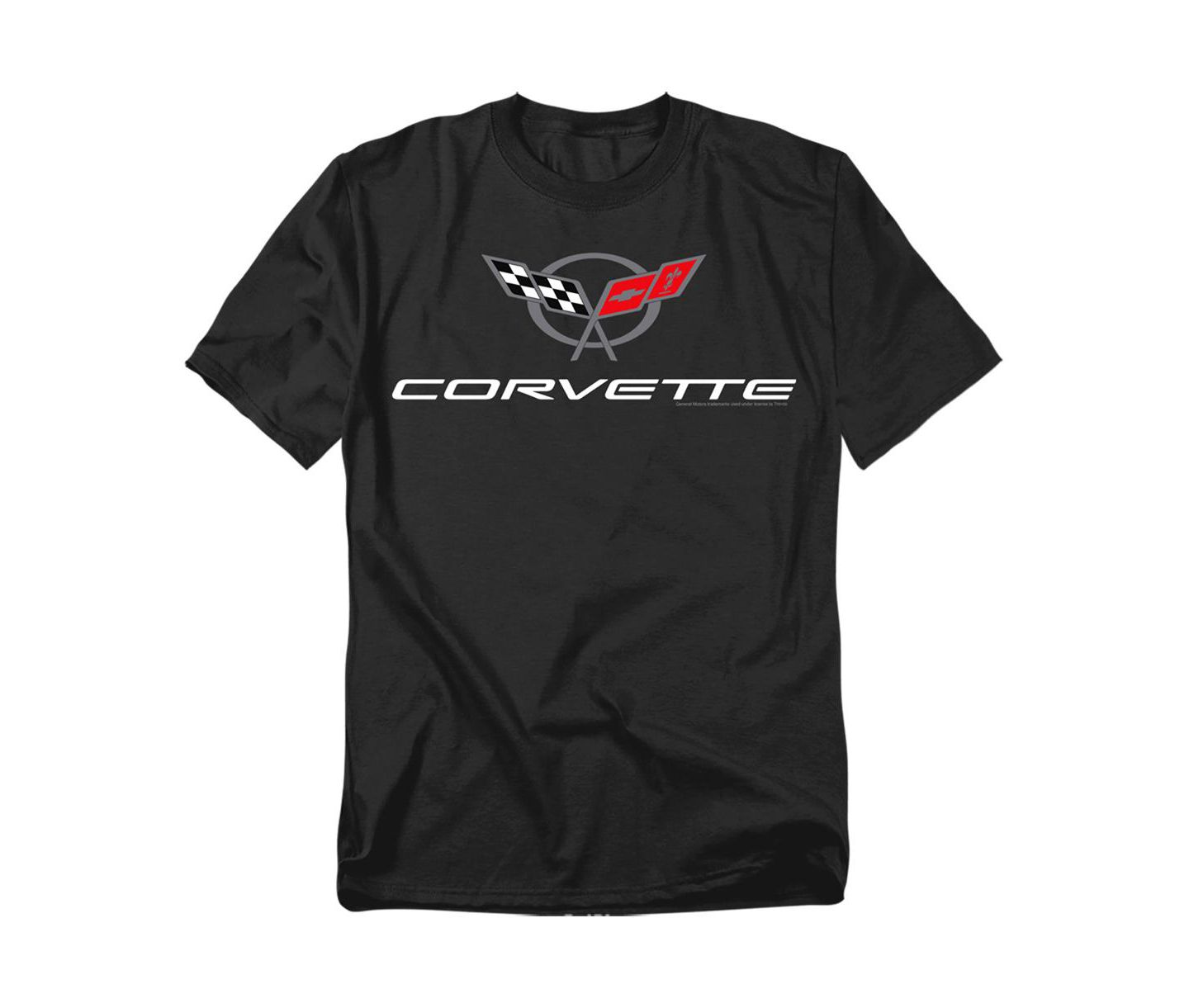 Мужская футболка Corvette Chevrolet Modern Emblem, цвет: Чёрный — фото 1
