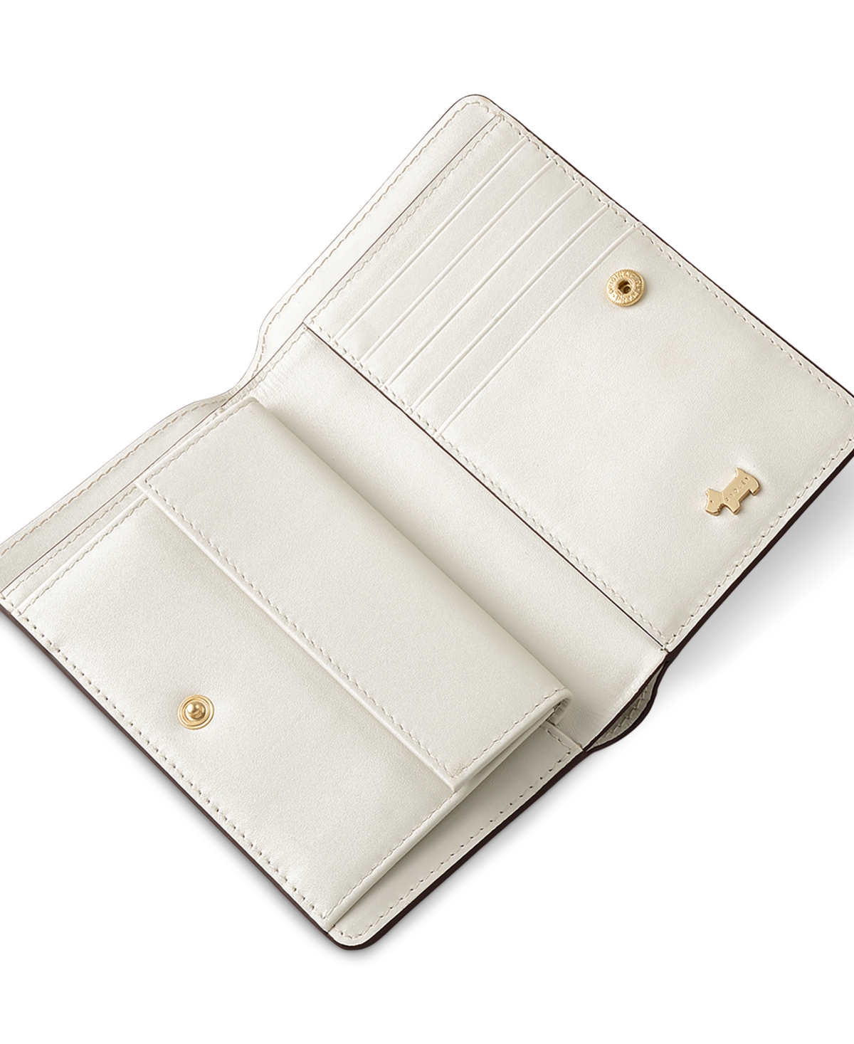 Radley London Woodland Wander Leather Bifold Wallet In White