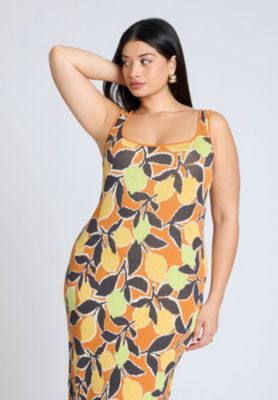 Women's Intarsia Column Dress