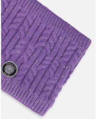 Girl Lined Winter Neckwarmer Lavender - Toddler|Child