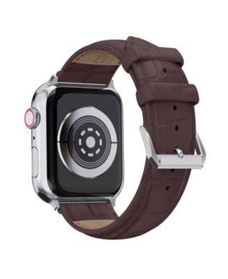 Crocodile Texture Leather Replacement Band for Apple Watch