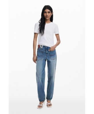 Women's "D" strass T-shirt