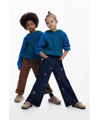 Boys's Blue hooded sweater